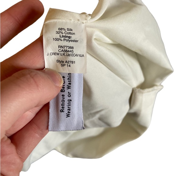 Madewell Silk Nomad Paisley Dress in Cream and Blue - Picture 8 of 12